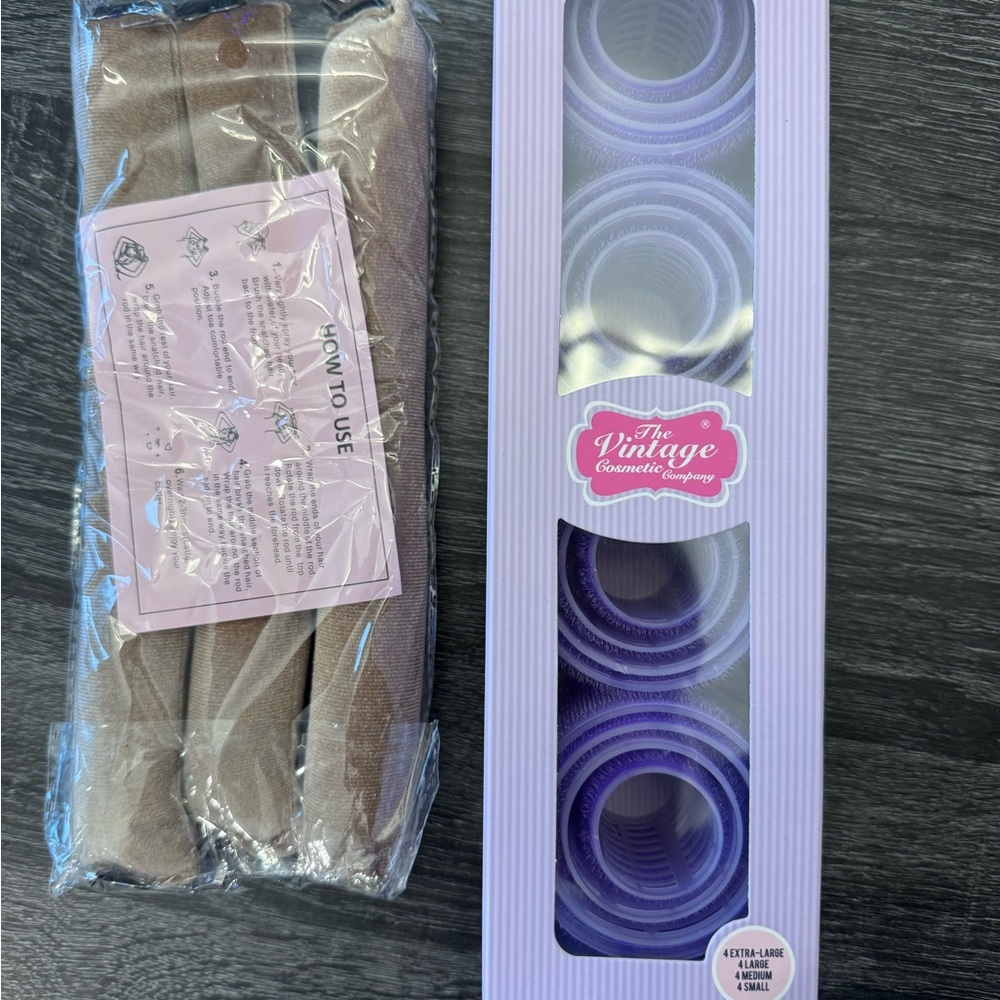 Purple Hair Rollers